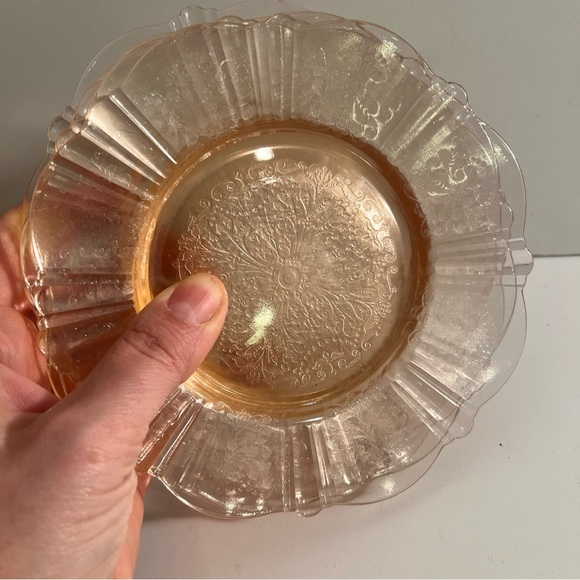 6 MacBeth-Evans Pink American Sweetheart 6” Bread & Butter Plates Depression - Picture 4 of 12